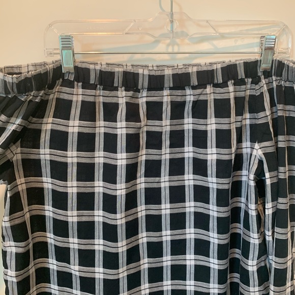 Rag and Bone Plaid Off The Shoulder Shirt Plaid S - Picture 6 of 9
